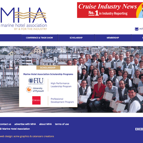 marine hotel association web site for catanzaro creations