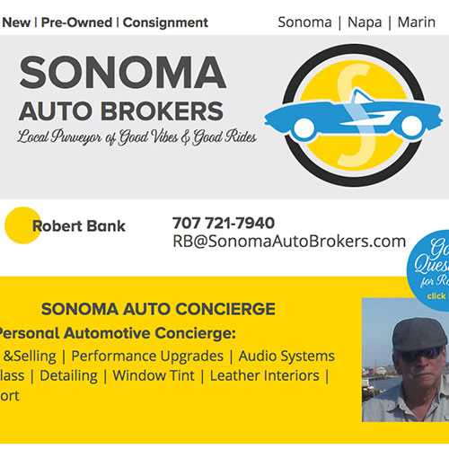 sonoma auto brokers